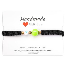 Tennis Gift Bracelets for Women Men Son Daughter Birthday Christmas Gifts for Best Friend Teenage Girls Boys Tennis Party Favors Boyfriend Girlfriend Gifts for Couples Anniversary Valentines Day Gifts