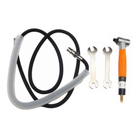 Fenteer Right Angle Die Grinder Kit Micro Air Grinder Kit for Deburring Polishing