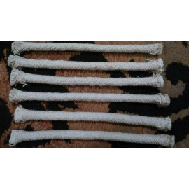 Unbranded Cotton Patio Torch Wicks, 8 inches long Round 1/2"  (Pack of 6)