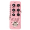 Digital Delay Pedal Metal Pink Guitar Looper Effect Pedals with