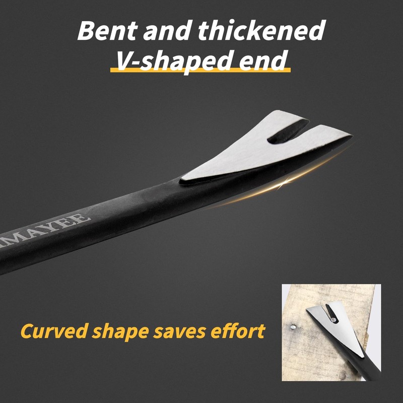 Precision Iron Nail Iron Crowbar Nail Slots Chisel Scraper Crowbar