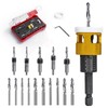 Countersink Drill Bit Set for Wood,17 PCS Counter Sink Drill