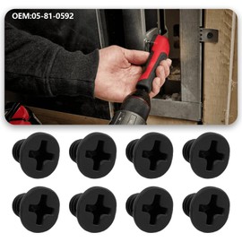 LT Easiyl 10pcs Upgrade M4 x 6mm Flat Head Machine Screw Replacement Part 05-81-0592 Compatible with Milwaukee 2557-20 M12 Fuel 3/8inch Ratchet