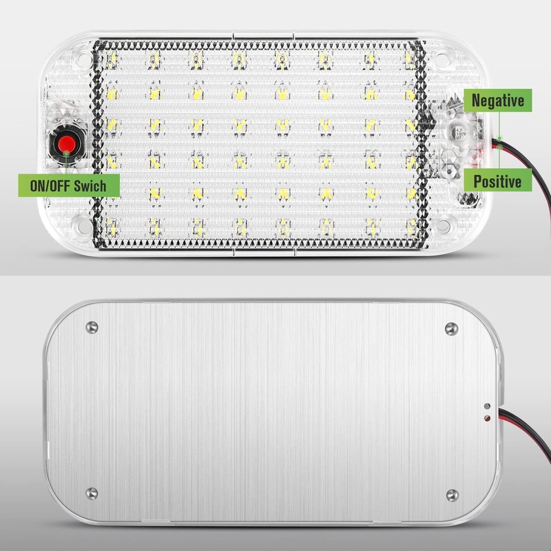 Thlevel LED Dome Light, RV Interior Lighting 12v-85v 800 Lumens