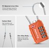 Puroma 2 Pack TSA Approved Luggage Locks, 4 Digit Combination