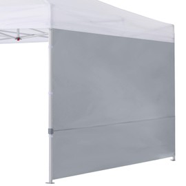 COOSHADE Instant Canopy SunWall 8x8 Canopy SideWall for Pop up Canopy Tent, 1 Pack Sidewall Only, Grey