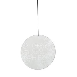 Räder Glass Poetry Hanging Love Happiness