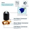 DOLGABA Shower Valve Handle Bathroom Shower Mixer Valve Kit, Wall