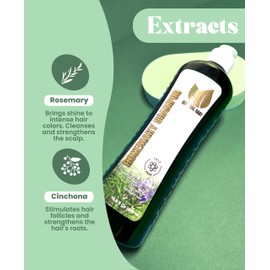 Natural Sant Rosemary & Cinchona Shampoo & Conditioner Set – Sulfate-Free, Hair Growth Support, Moisture & Repair – 16 fl oz Herbal Hair Care