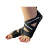 WeWee Yoga Socks Toeless - Ideal for Pilates, Non-Slip, gray