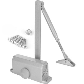 Door Closer Automatic Hydraulic Aluminium Alloy 25-35 kg Adjustable Top Door Closer for Fire Doors Commercial and Private Home
