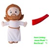 Cartoon Jesus Plush Doll Pillow – Soft Stuffed Character Toy