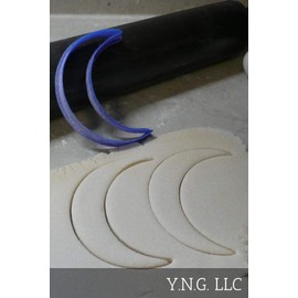 MOON ASTRONOMY SPECIAL OCCASION COOKIE CUTTER FONDANT BAKING TOOL 3D PRINTED USA PR250 (SMALL SIZE: 3" X 4 1/4" X 1/2")