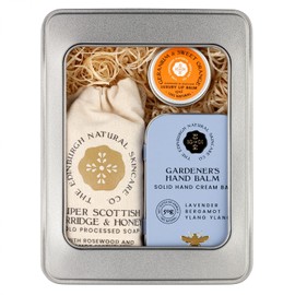 Luxury Gift Box | Gardener's Scented Hand Cream Bar | Beautifully Scented Soap Bar | Moisturising And Luxurious Lip Balm | Gift For All Occasions | Packaging May Vary