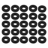 sourcing map Pack of 25 Nitrile Rubber Washers 14 mm