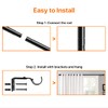 Extra Long Curtain Rods 120-inch to 170-inch/200-inch, Heavy Duty 1