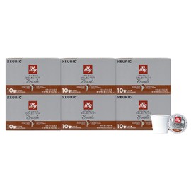 illy Arabica Selections Brasile, 100% Arabica Bean Signature Italian Blend Roasted, Single Serve Drip Brewed Coffee K Cup Pods, Coffee Pods for Keurig Coffee Machines, K-Cups, 60 K-Cup Pods
