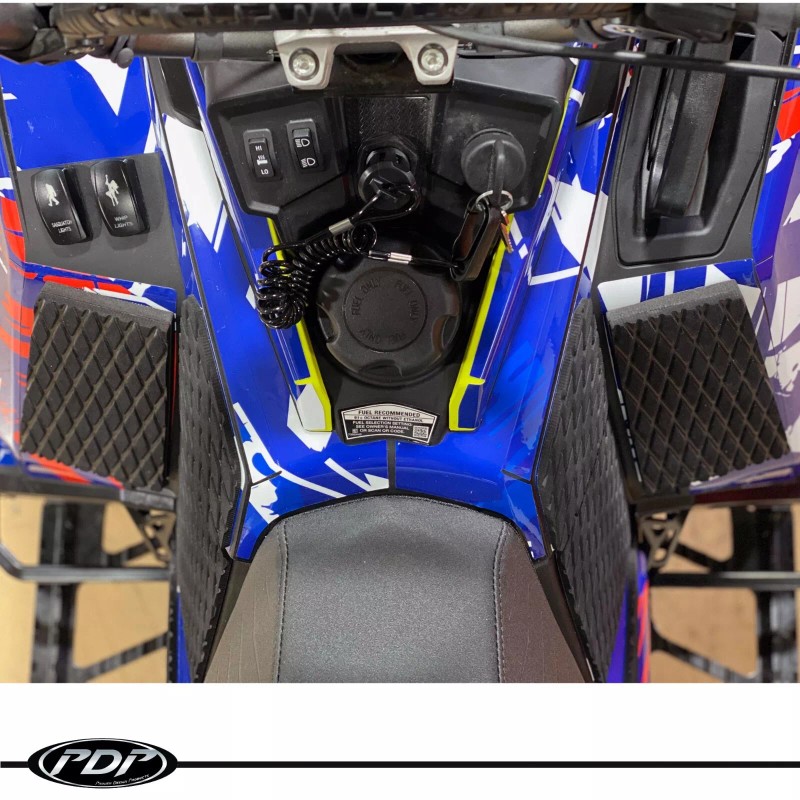 Polaris Matryx 9R Snowmobile Mountain Performance Knee Pads by PDP