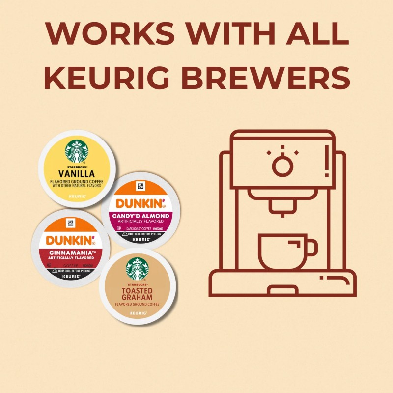 Starbucks & Dunkin’ K-Cup Coffee Variety Pack – 30 Count