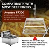 ZUCCIO Commercial Deep Fryer Filter Skimmer Basket (13.75" x 13.6")