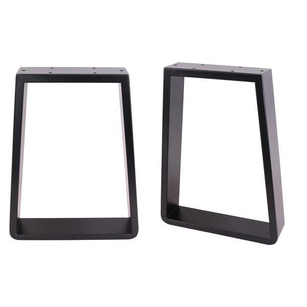 ECLV 2 x 18 Dining Bench Legs,Trapezoid Shaped Heavy Duty