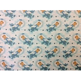 Unbranded NT92 Retro Infant Newborn Baby Shower Wrapping Paper Style Cotton Quilt Fabric