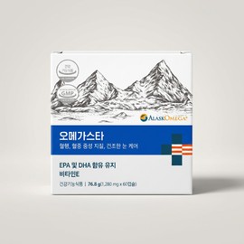 Now Care 나우케어 오메가스타 알래스카 알티지 오메가3 60정 1개 1개