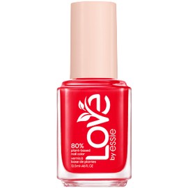 LOVE by essie Nail Polish, 80% Plant-based, Salon-Quality, Vegan, Red, Lust For Life, 0.46 Fl Oz