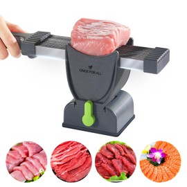 ONCE FOR ALL Meat Slicer Cleaver Kitchen Knife Set For Meat Slicing Shredding, Manual Fresh Meat Cutter Food Slicer For Beef Pork Mutton For Home Cooking BBQ Hot Pot