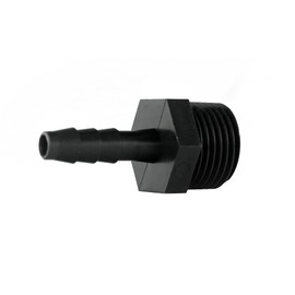 20 pcs 1/4" Barb x 1/2" NPT Male Connector, Plastic Hose Barb Fitting, Adapter, Industrial Hose Barb to Pipe Fittings Connect