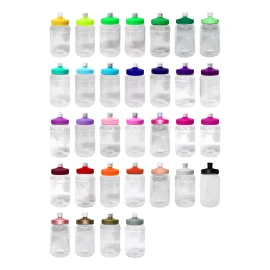 Cilindro Dulcero Tarros Bules 500ml Chupon 50 Piezas Lisas