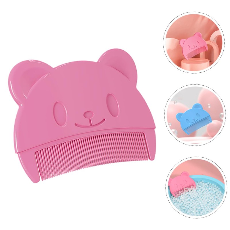 Healeved 4pcs Scalp Comb for Shower Cradle Cap Gentle Hair