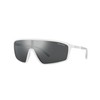 A|X Armani Exchange Men's AX4119S Rectangular Sunglasses, Grey Mirrored Silver,