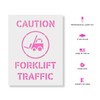 Forklift Traffic Stencil - Reusable Stencils for Painting - Create