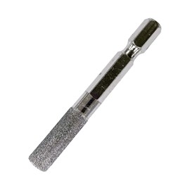 Yanase D07CN Hexagonal Shaft Diamond File, Cylindrical Type, Metal, Carbide, Glass, Stone Cutting