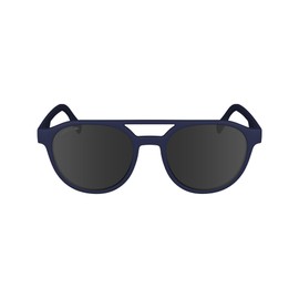 Lacoste Men's Sunglasses L6008S - Matte Blue with Solid Smoke Lens