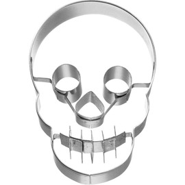 RBV Birkmann Ausstechform Totenkopf , Edelstahl 7 cm