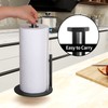 Kitchen Roll Holder Countertop, OBODING, Black Kitchen Paper Towel Holder