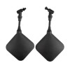TWOM Black Dual Sport Motorcycle Side Mirrors For Suzuki DR200