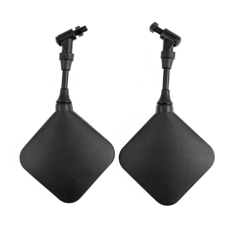 TWOM Black Dual Sport Motorcycle Side Mirrors For Suzuki DR200