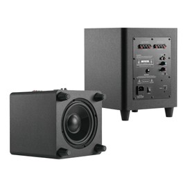 TDX 12-Inch Down Firing Powered Subwoofer Home Theater Surround Sound Black 12"