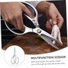 Alipis Ergonomic Metal Scissors Kitchen Shears Set Stainless Steel Shears