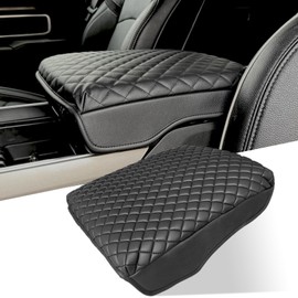 ANMOSVO for Dodge RAM Center Console Cover - 2019-2024 2025 Dodge RAM 1500 2500 3500 Armrest Cushion Cover for Dodge Ram 1500 2500 3500 Interior Accessories (Bucket Seat Only)