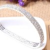 TRHDFW Layered Beach Rhinestones Anklet Silver Ankle Bracelets Crystal Foot