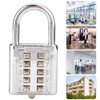 Padlock, Lock Tactile Button Combination Padlock, 10 Button Combination Padlock,