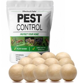 AUDQQM Pest Control, Rodent Repellent, Mouse Repellent Indoor/Outdoor, Peppermint Oil to Repel Rats, Roaches, Ants, Spiders & Moths, Mice Deterrent that Works for House, 3 Months Protection-12P