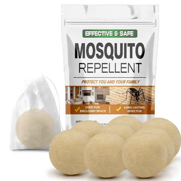 AUDQQM Mosquito Repellent for Patio, Indoor Mosquito Repellent Balls, Mosquito