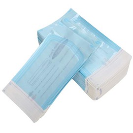 Ejoyous Bolsa de Esterilización Dental, 200 Piezas Bolsa de limpieza autosellable Bolsa de Almacenamiento para Instrumentos de Limpieza de Dientes Herramientas Dentales Esterilización (83 x 160mm)