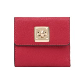 PAUL COSTELLOE Genuine Leather Women's Wallet with Flap – Elegant and Stylish Design, BARO (CERISÉ)