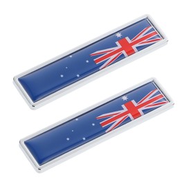 GRIRIW 2Pcs National Flag Theme Car Decorative Decal Door Sticker for Vehicle Quality Sticker for Auto Styling and Personalization